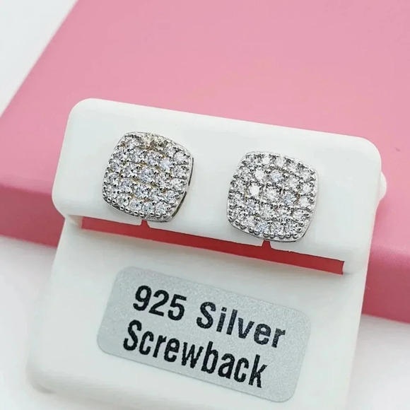 "925 Sterling Silver Cubic Zirconia Earrings, U19254585 - Picture 9 of 12